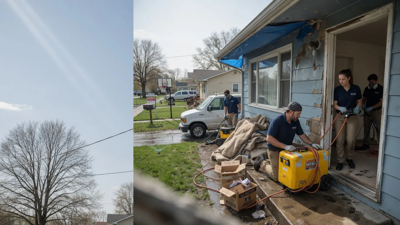 Basement Flood Cleanup in Orrick, MO near me